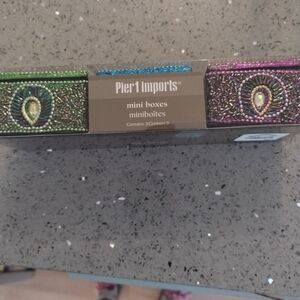 Pier 1 Colorful Mini Box Trio